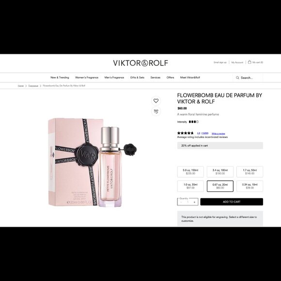 Viktor & Rolf, Flowerbomb, Eau De Parfum - Picture 3 of 3